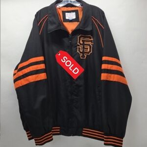 SOLD.....SF Giants General Merchandise Black Jacket 3XL